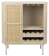 Amaya Bar Cabinet - Beige