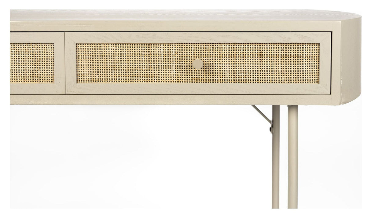 Amaya Console table with drawers, MDF, Merge, Beige