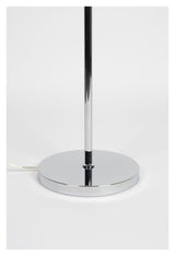 Nixon Floor Lamp w. Smoke-colored glass shade