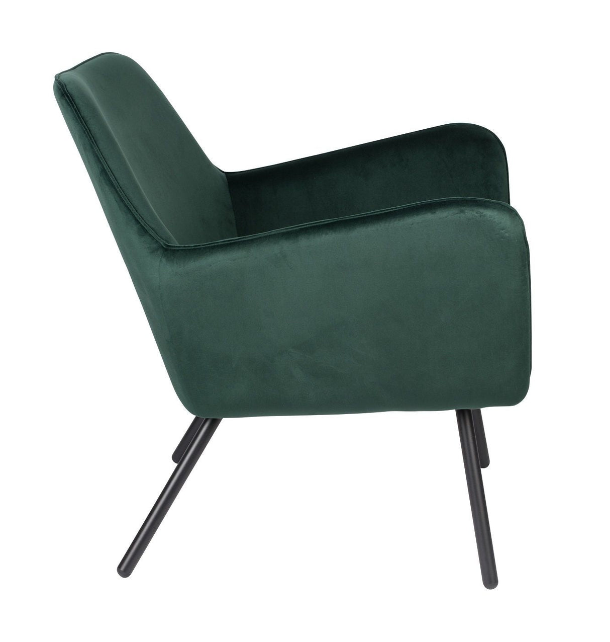 homii Bon Lounge Chair, Green Velvet