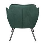 homii Bon Lounge Chair, Green Velvet