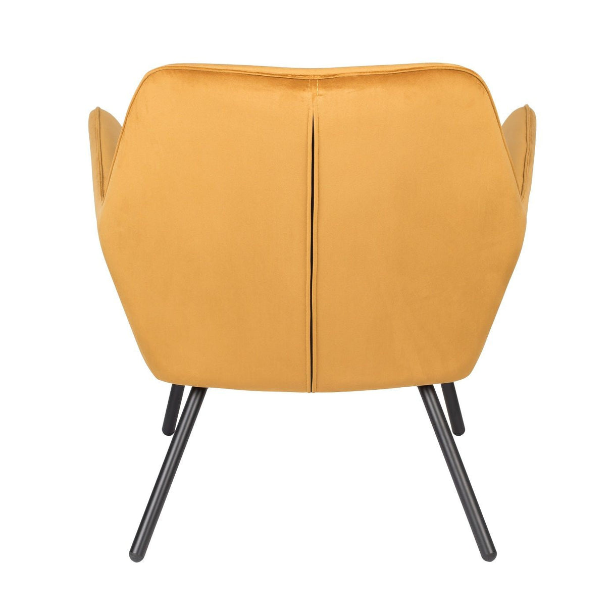 homii Bon Lounge Chair, Gold Velour