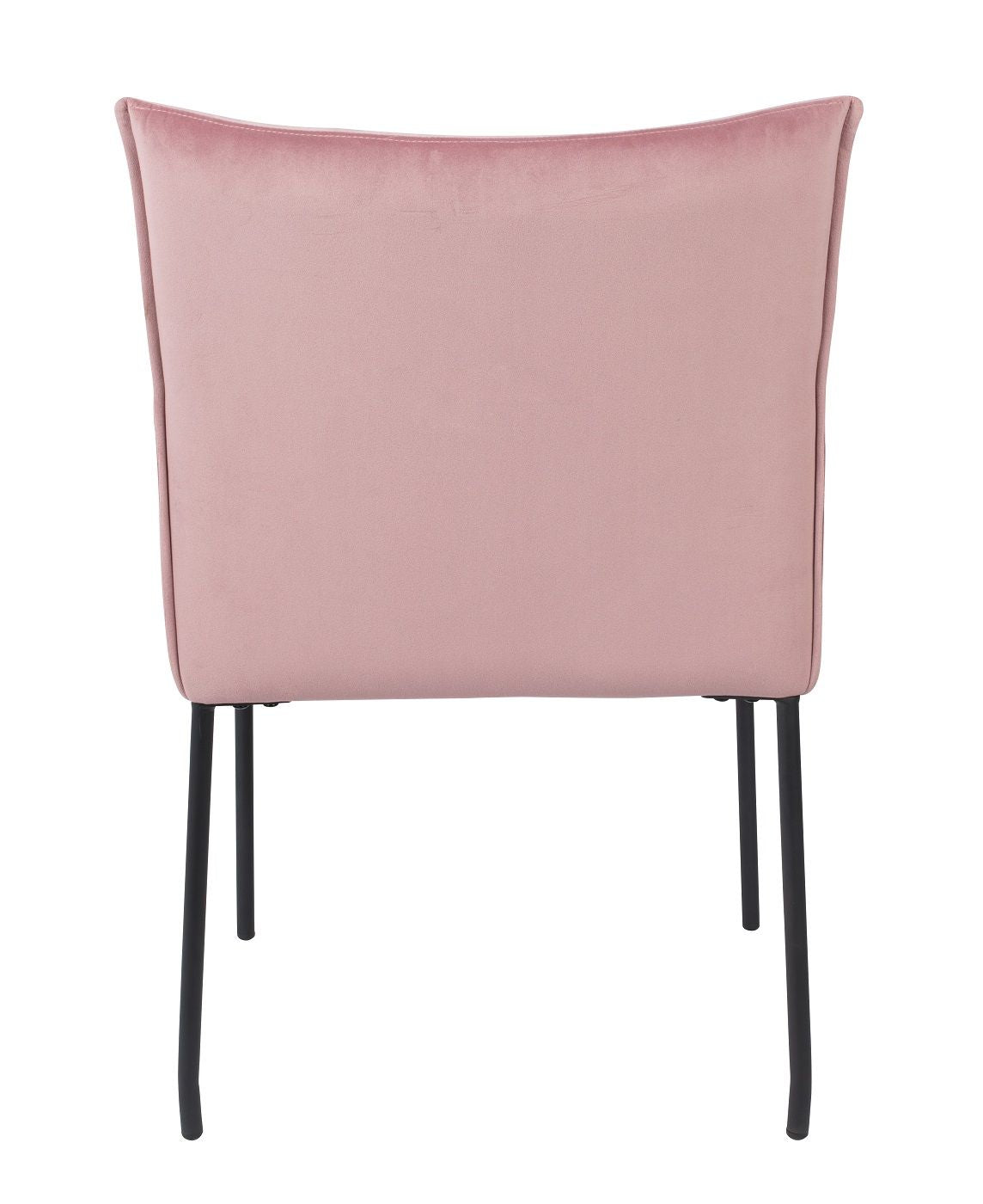 homii Dion Dining chair with armrests, Pink Velour