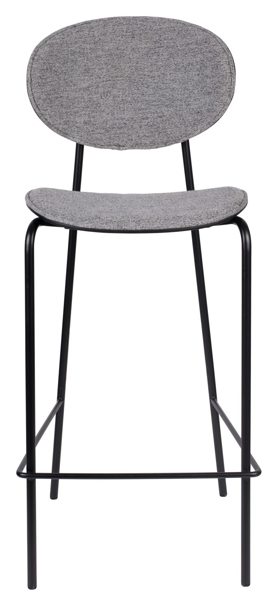 homii Donny bar stool, Gray, SH: 66cm