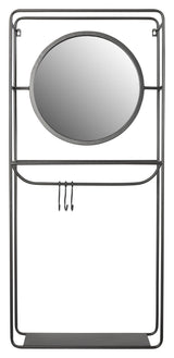 homii Duco Rack with mirror, Gray