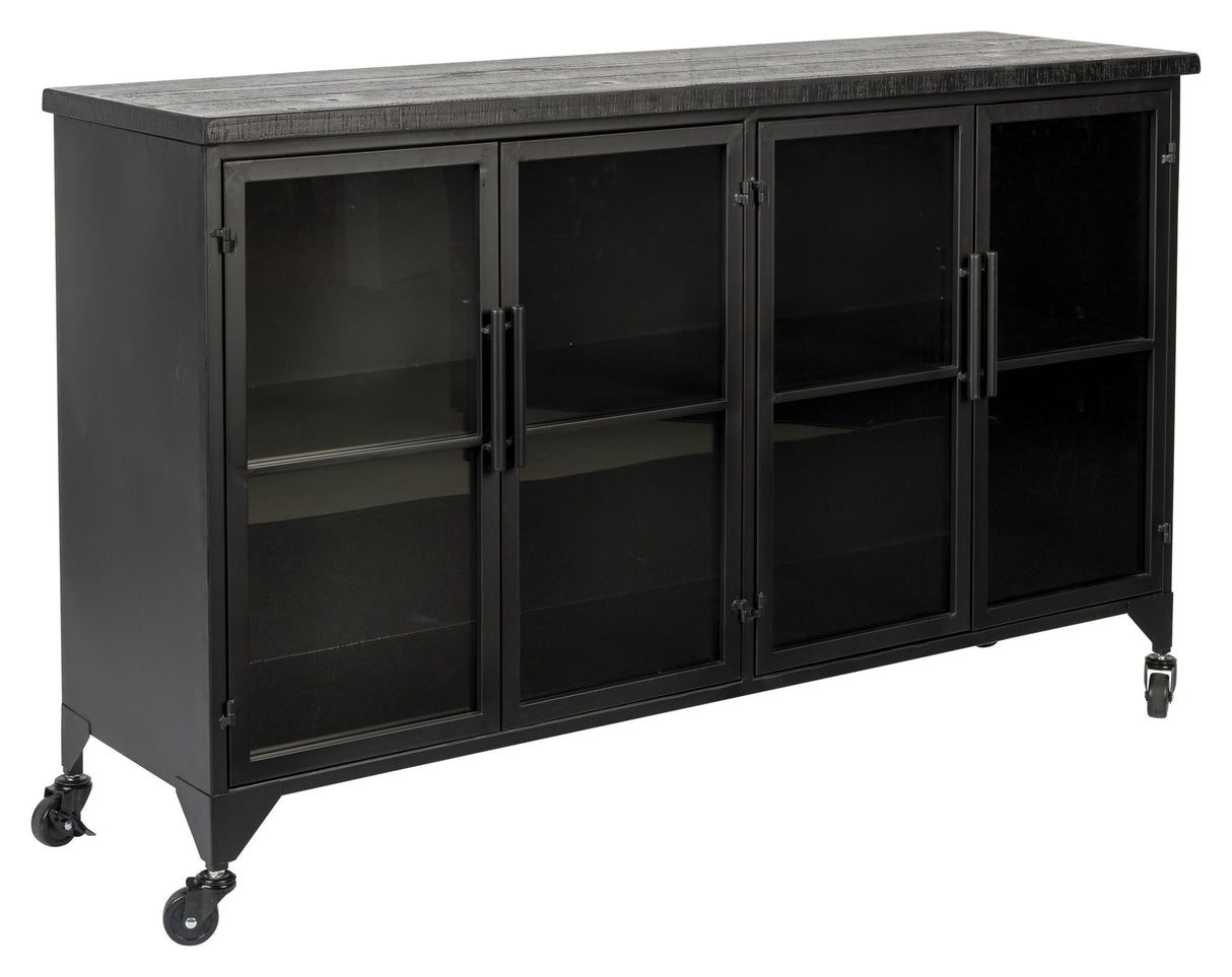 homii Ferre Sideboard, B120, Black