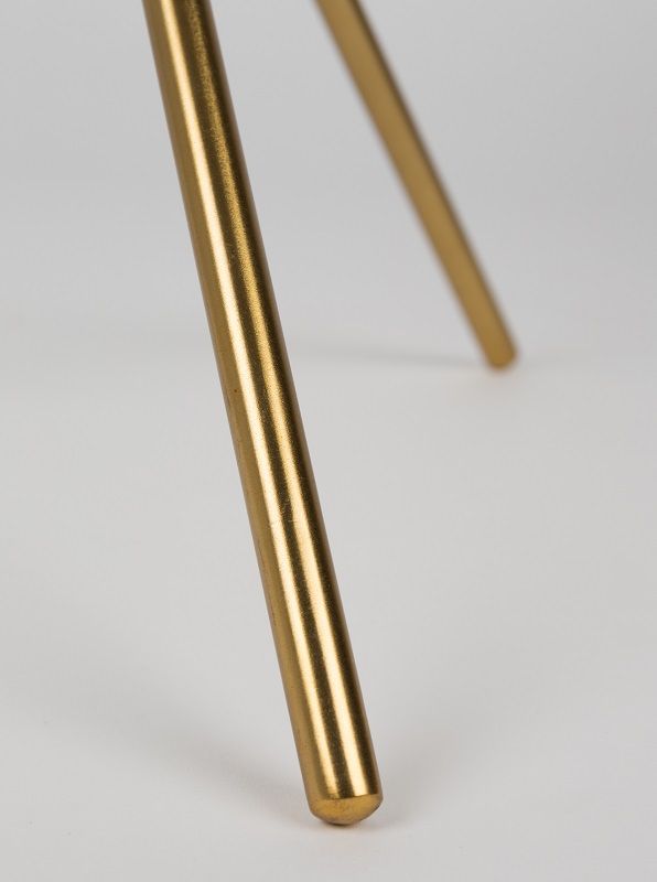 homii Fraan Side Table, Gold, Ø31