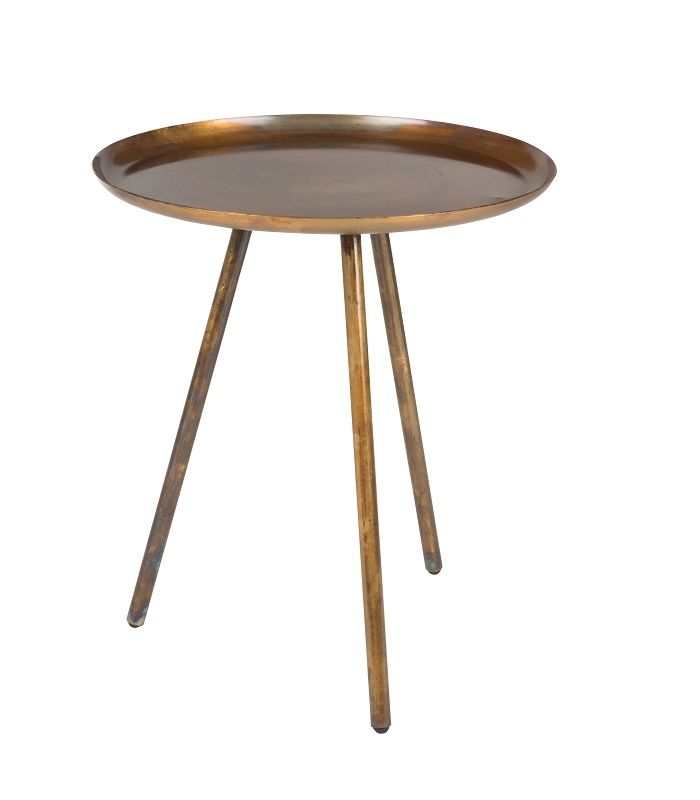 homii Frost Side Table, Copper, Ø39