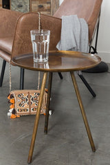 homii Frost Side Table, Copper, Ø39