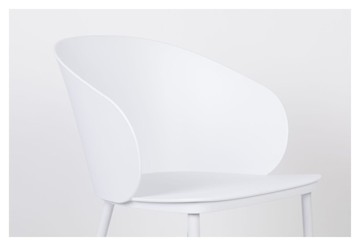 homii Gigi Dining Chair, White