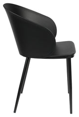 homii Gigi Dining Chair, Black