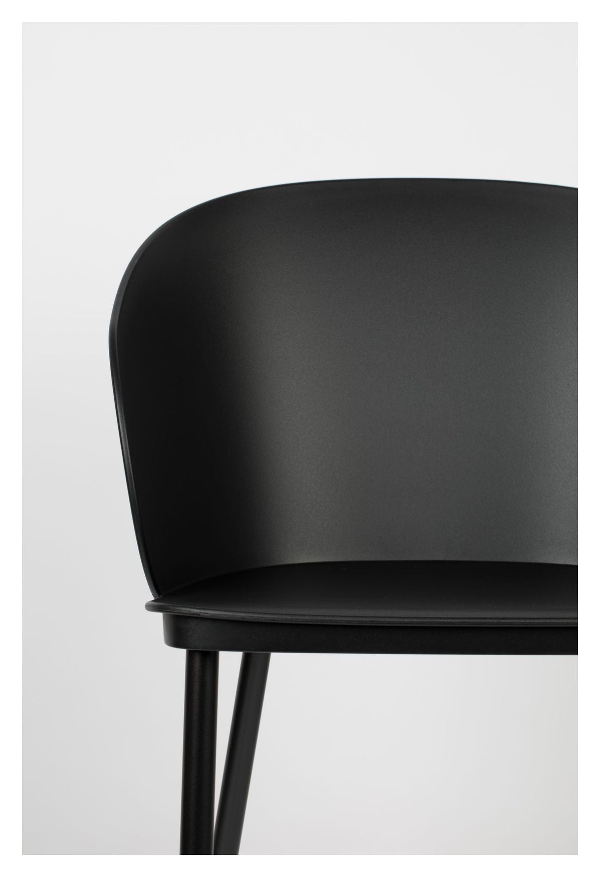 homii Gigi Dining Chair, Black