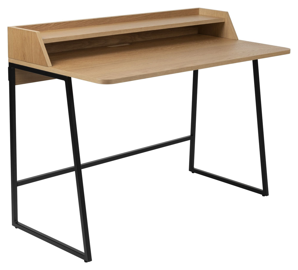 Giorgio Desk with shelf, Oak veneer