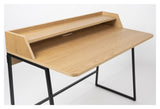 Giorgio Desk with shelf, Oak veneer