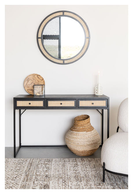 homii Guuji Console Table 120x40, Black