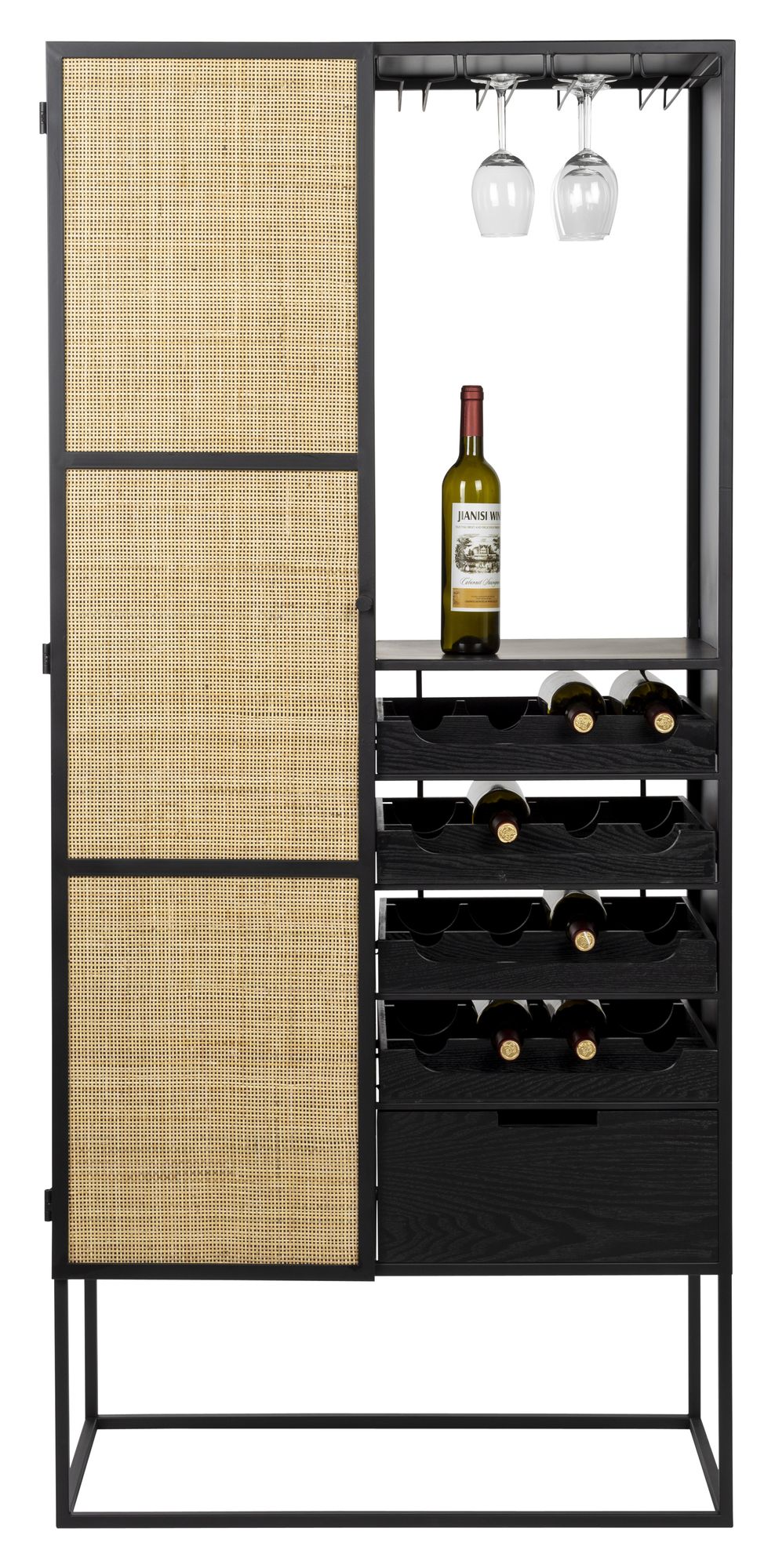 homii Guuji Wine/Bar Cabinet, H175