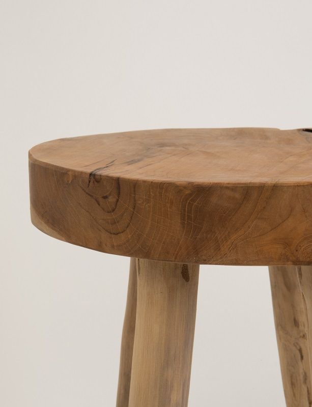 homii Harry Stool - Solid teak