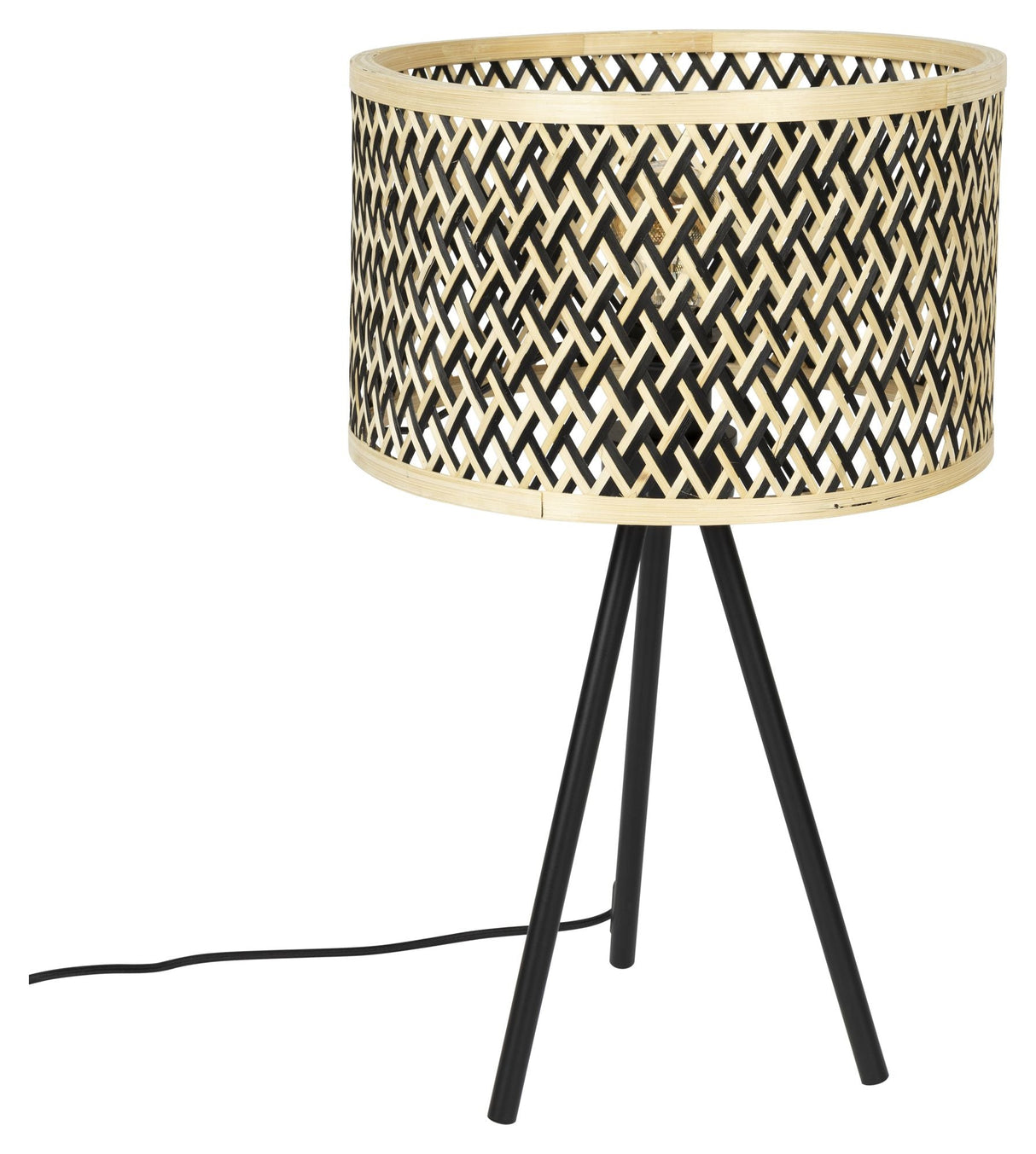 homii Isla Table Lamp, Bamboo