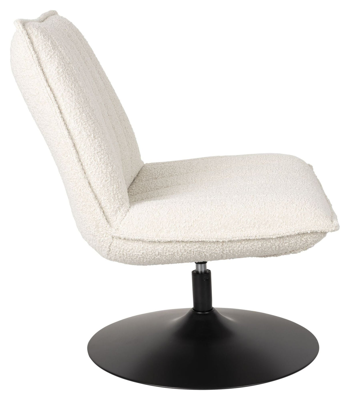 Jax Lounge Chair, Off White Bouclé