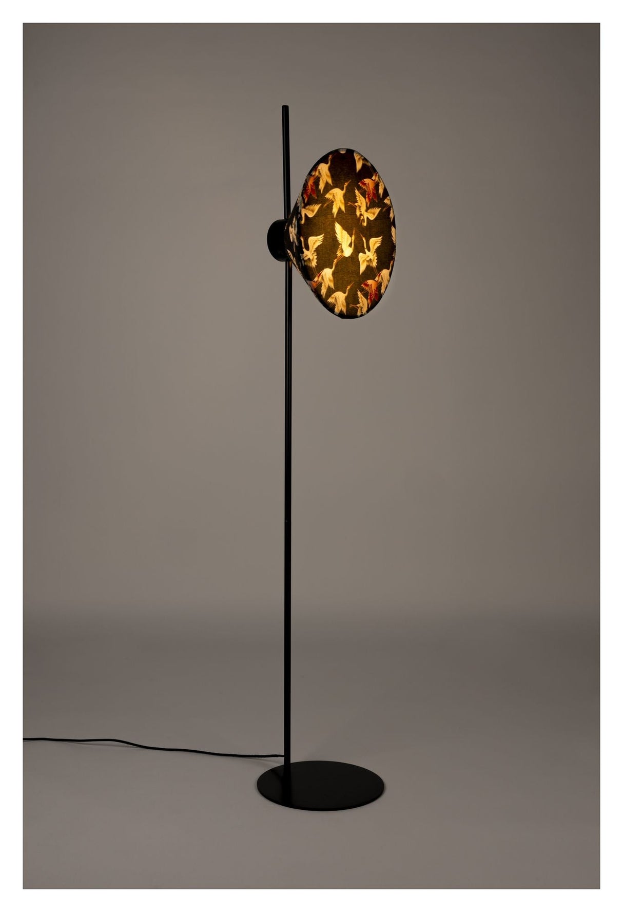 homii Jaylee Floor Lamp, Black