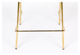 homii Jolien Bar stool SH: 65cm, Gold/Dark Blue