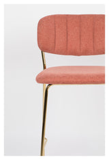 homii Jolien Counterchair, Gold/Pink