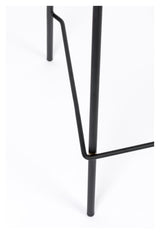 homii Jolien Bar stool SH: 65cm, Black/Gray