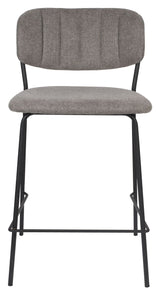 homii Jolien Bar stool SH: 65cm, Black/Gray