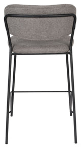 homii Jolien Bar stool SH: 65cm, Black/Gray