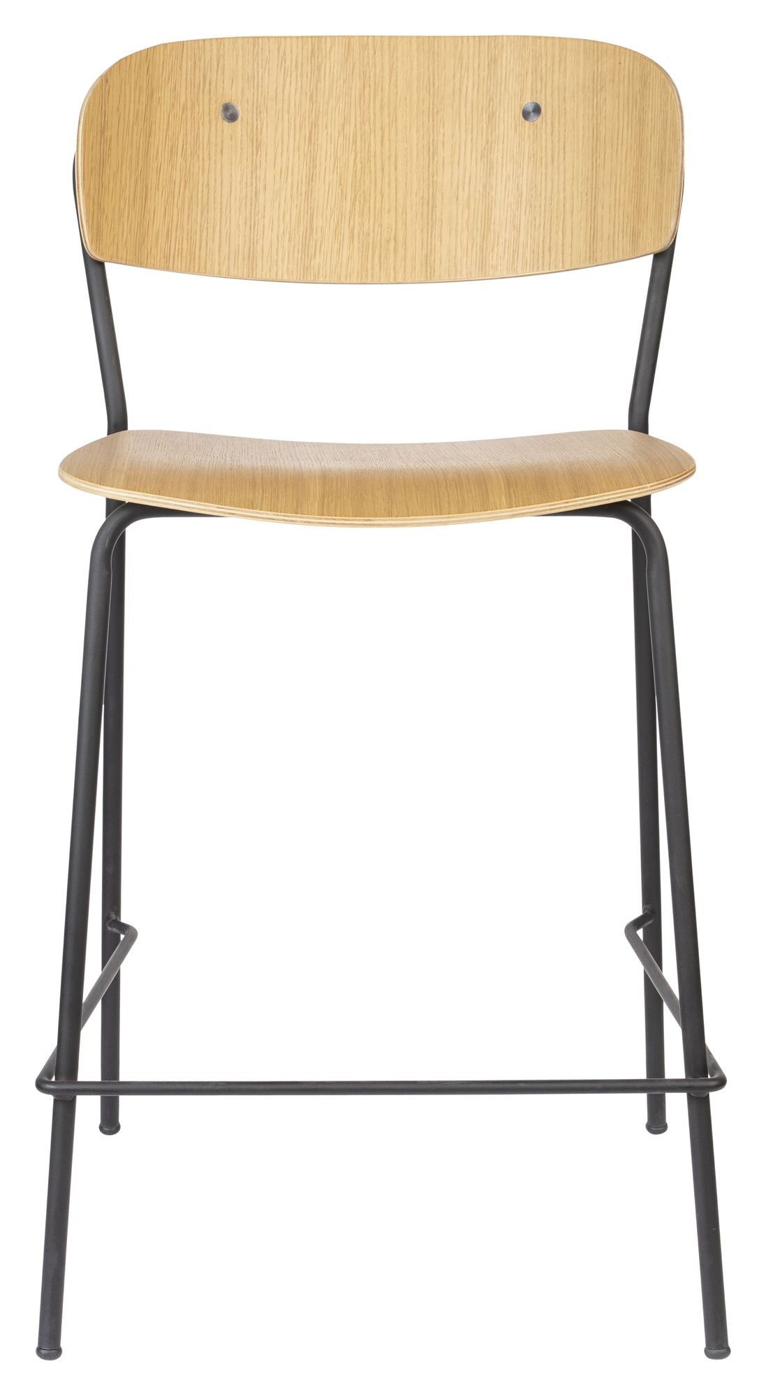 homii Jolien Counterchair, Black/Wood