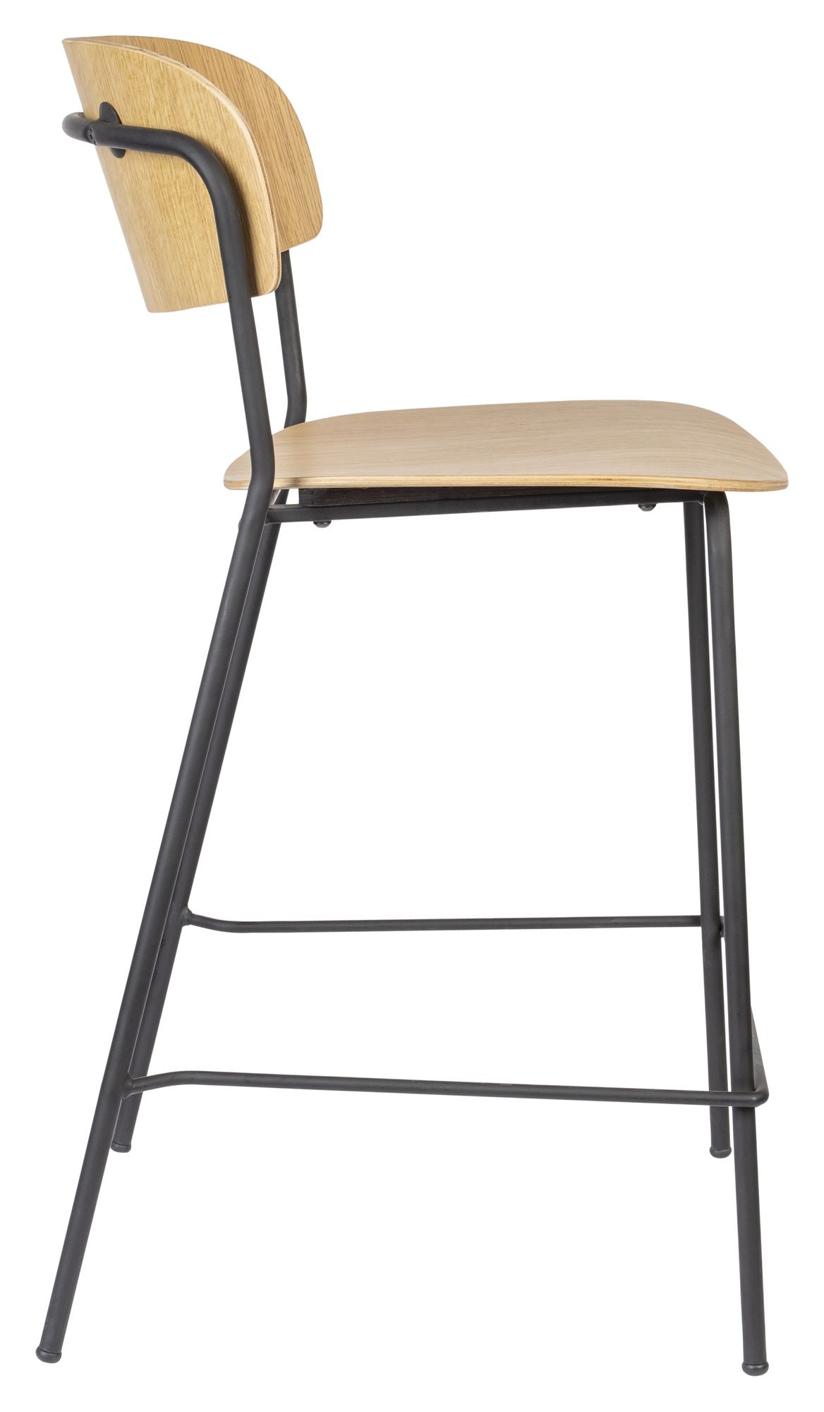 homii Jolien Counterchair, Black/Wood