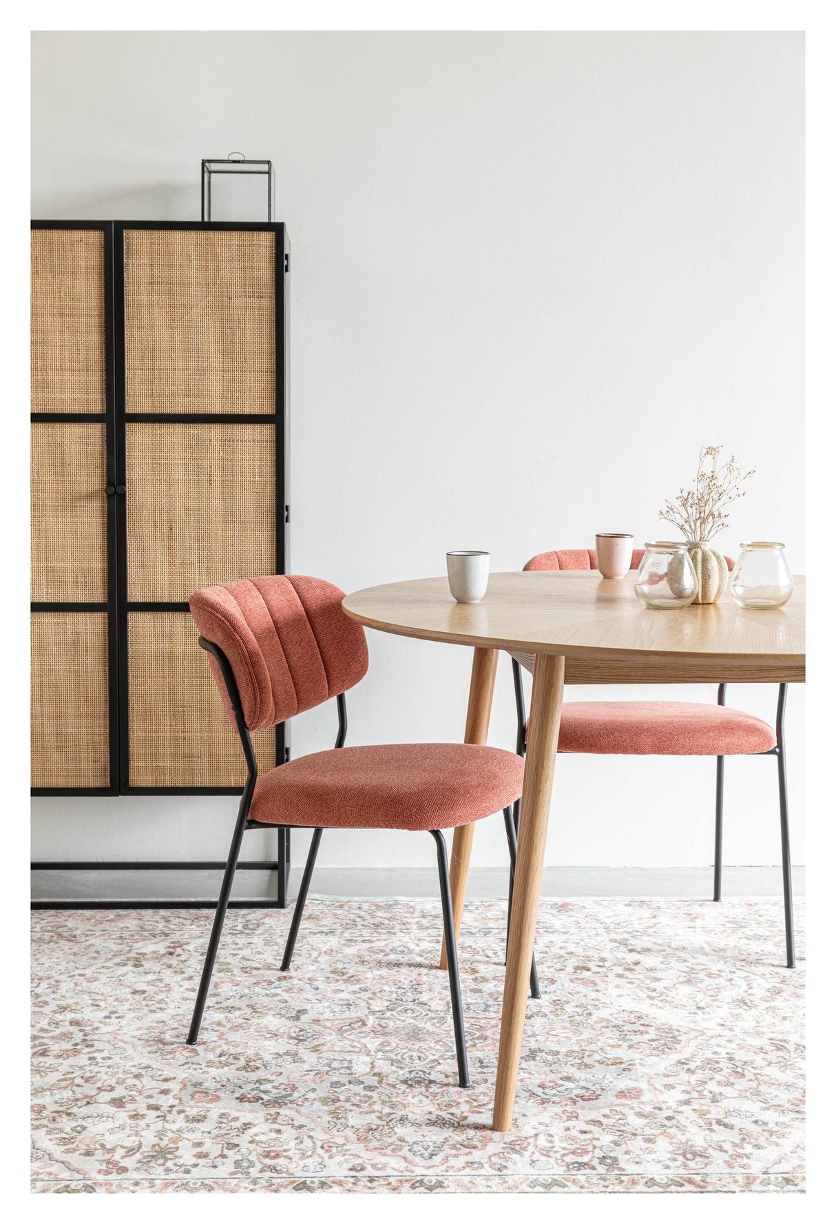 homii Jolien Dining Chair, Pink