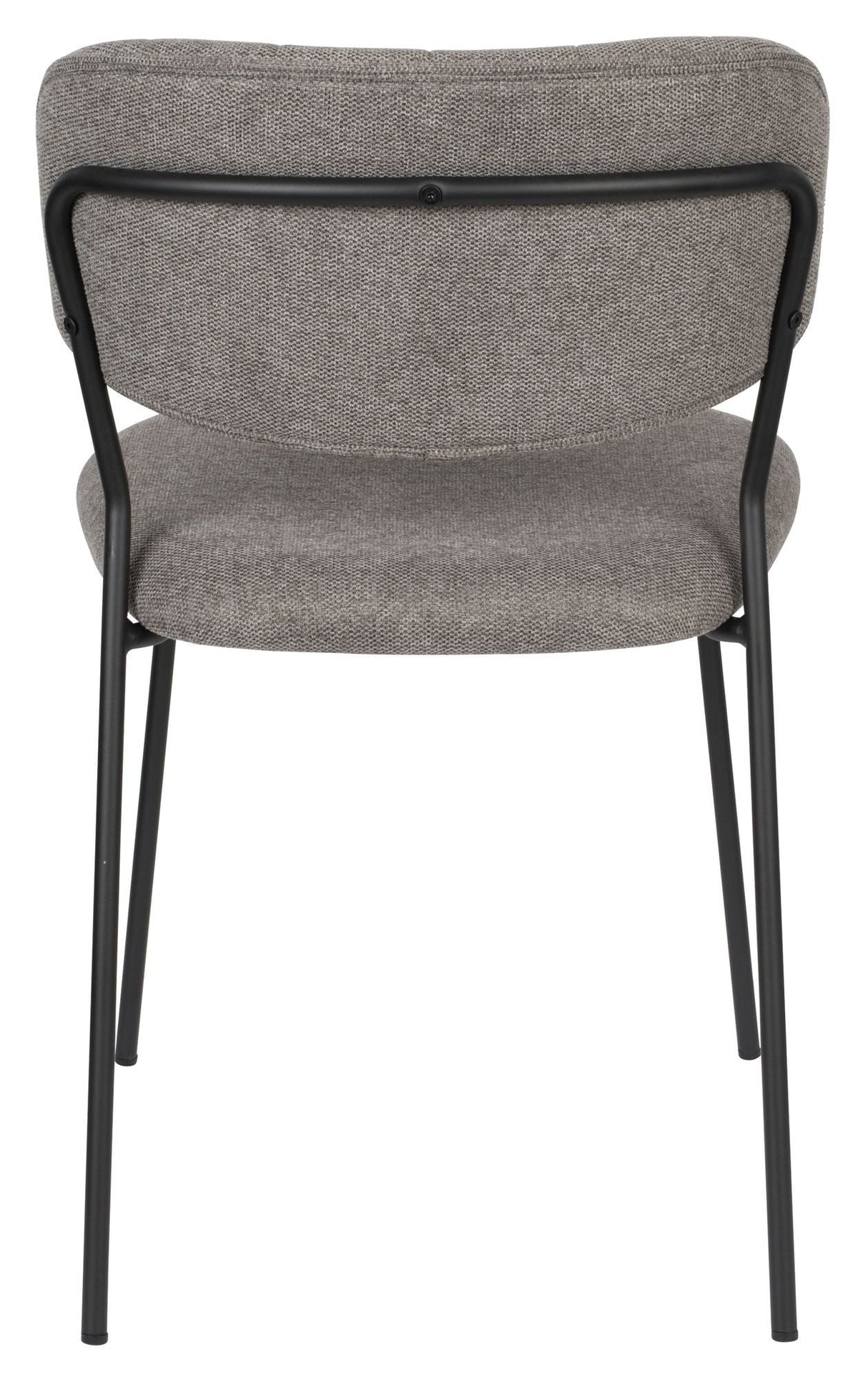 homii Jolien Dining Chair, Black/Gray