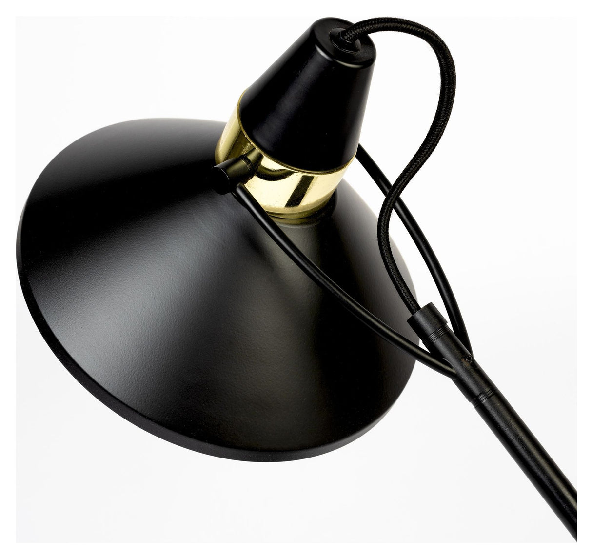 Jona Table Lamp, Black, Brass