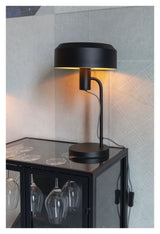 homii Landon Table Lamp, Black