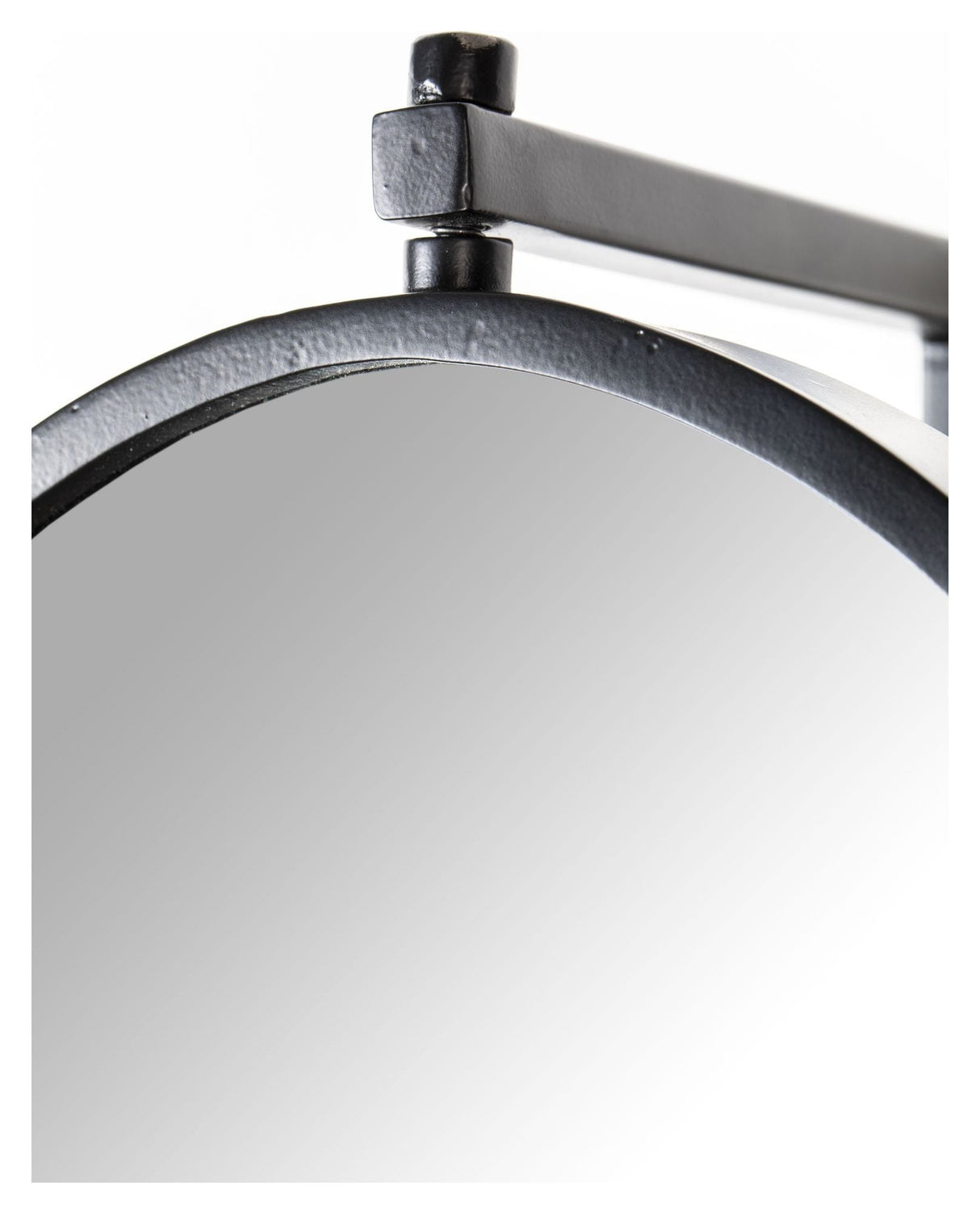 Lara Wall mirror with tilt, Black