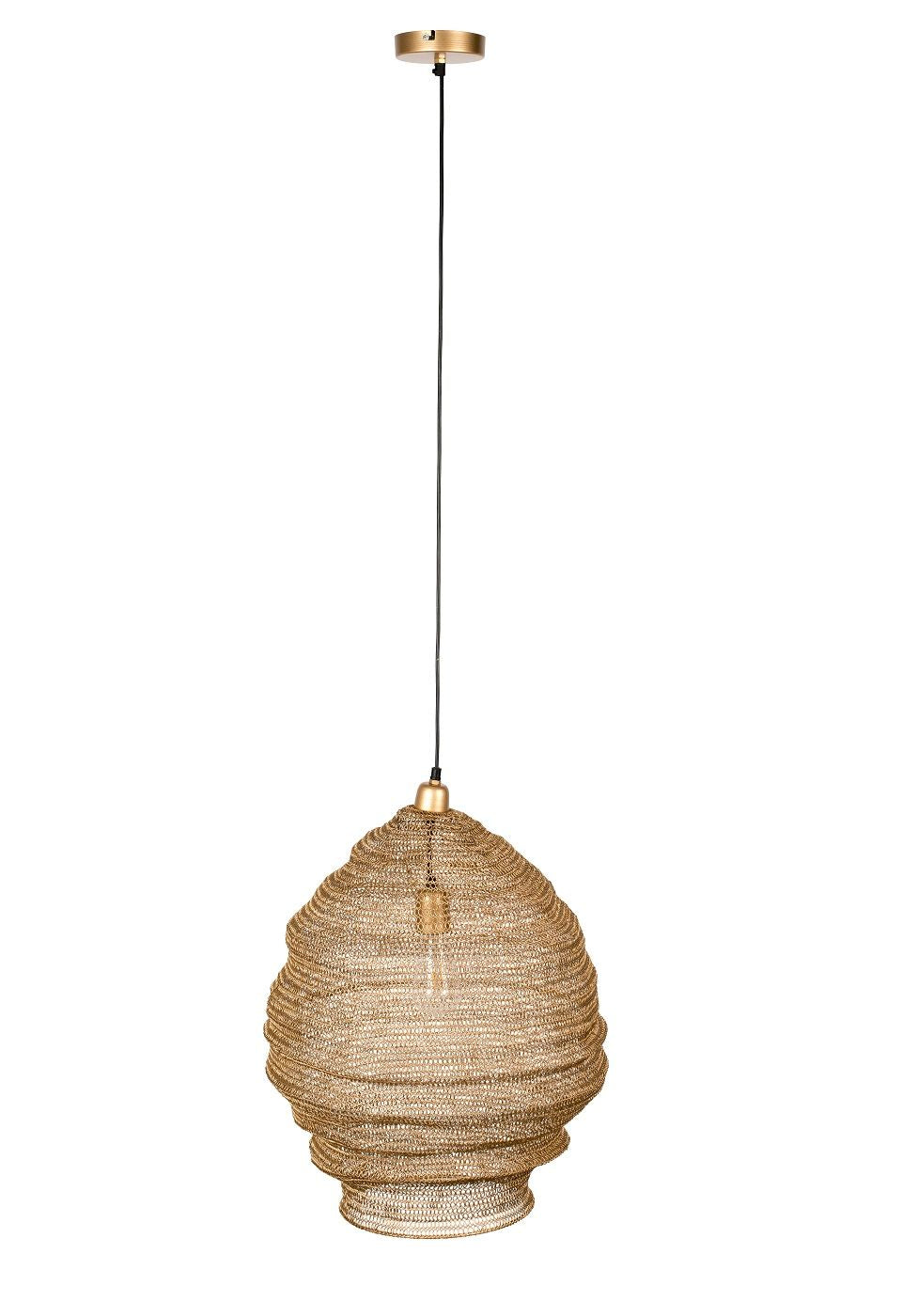 homii Lena Pendant luminaire L, Brass, Ø48