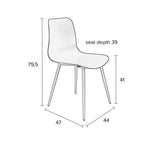 homii Leon Dining Chair, Blue