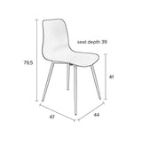 homii Leon Dining Chair, Green