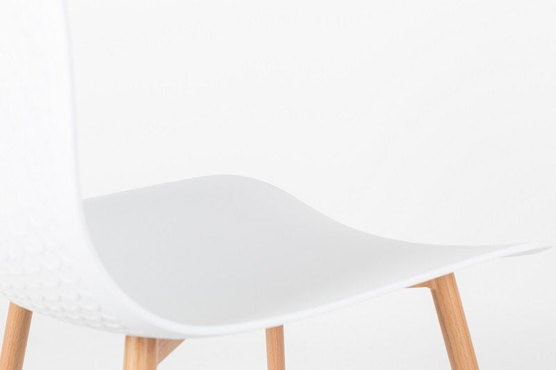 homii Leon Dining Chair, White