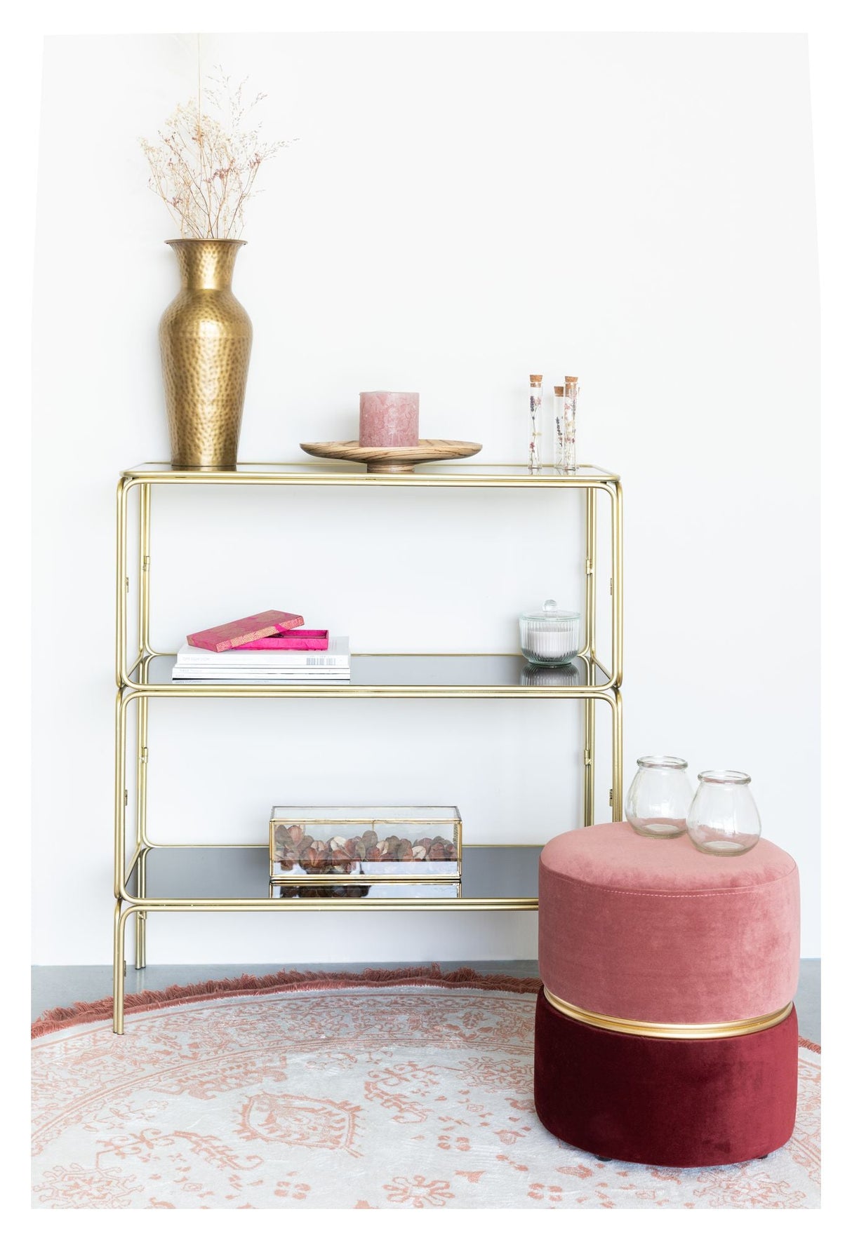 homii Liah Shelf, Gold