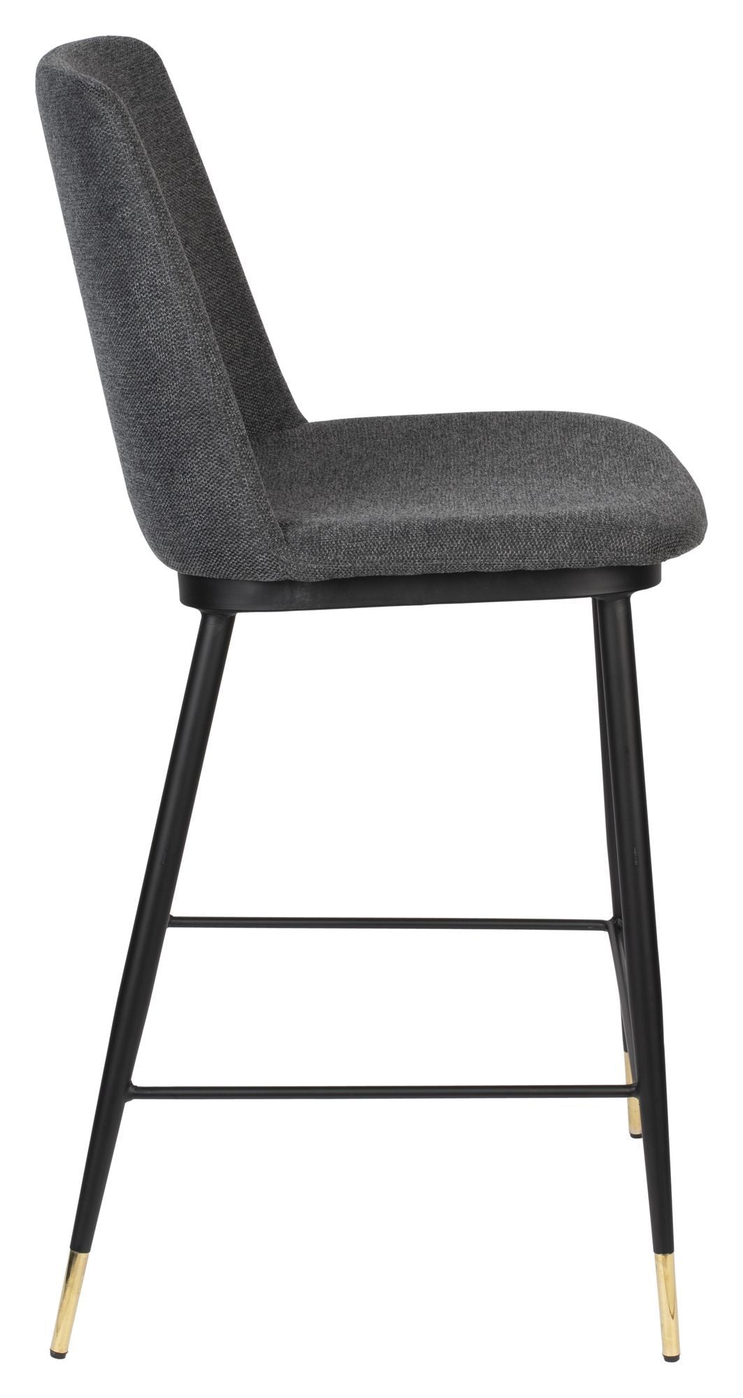 homii Lionel bar stool, Dark gray, SH: 65cm