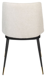 homii Lionel Dining Chair, Beige