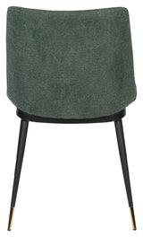 homii Lionel Dining Chair - Dark Green