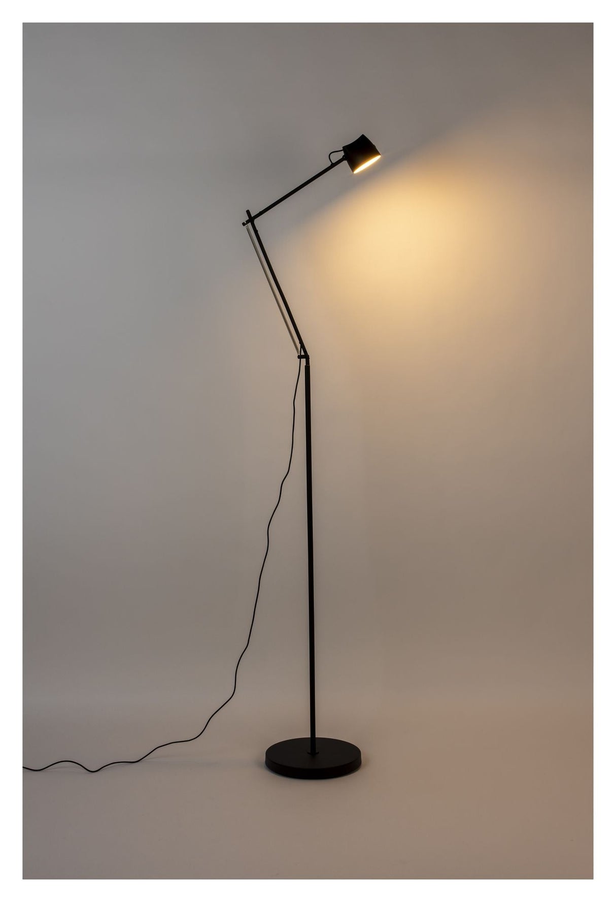 homii Logan Floor Lamp, Black