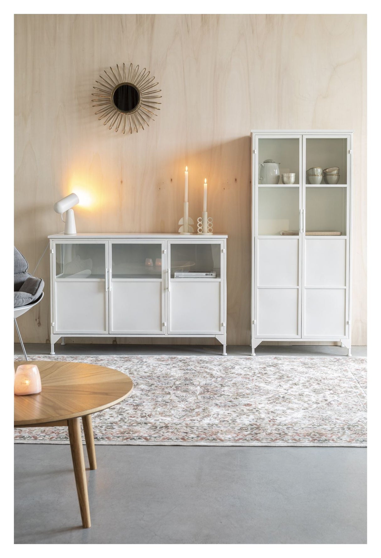 homii Miya Sideboard, B120, White