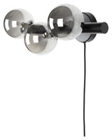 Clinton Wall Lamp, Smoked