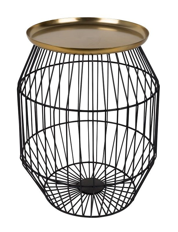 homii Nout Side Table, Gold, Ø37