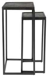 homii Parker Deposit Table, 30x30, Black