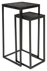 homii Parker Deposit Table, 30x30, Black